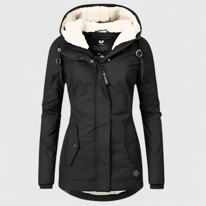 Amélie | Chaqueta de invierno impermeable con capucha - Imagen 3