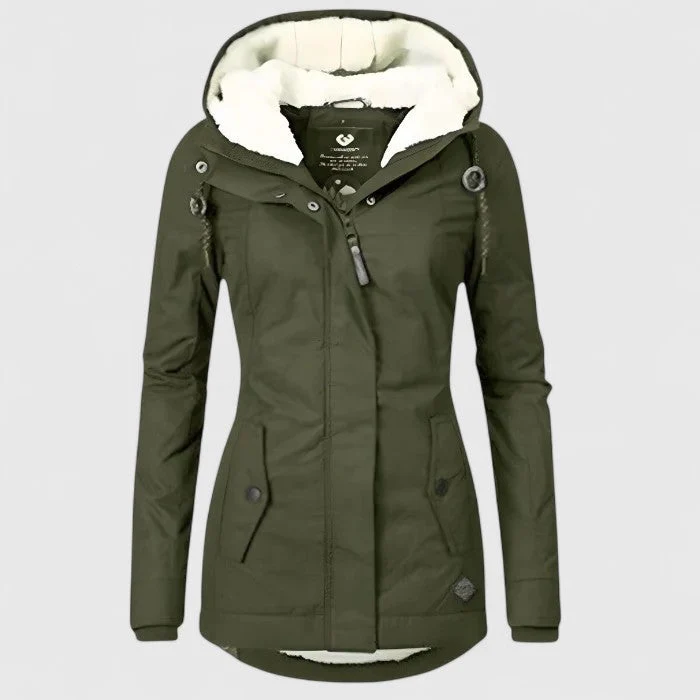 Amélie | Chaqueta de invierno impermeable con capucha - Imagen 6
