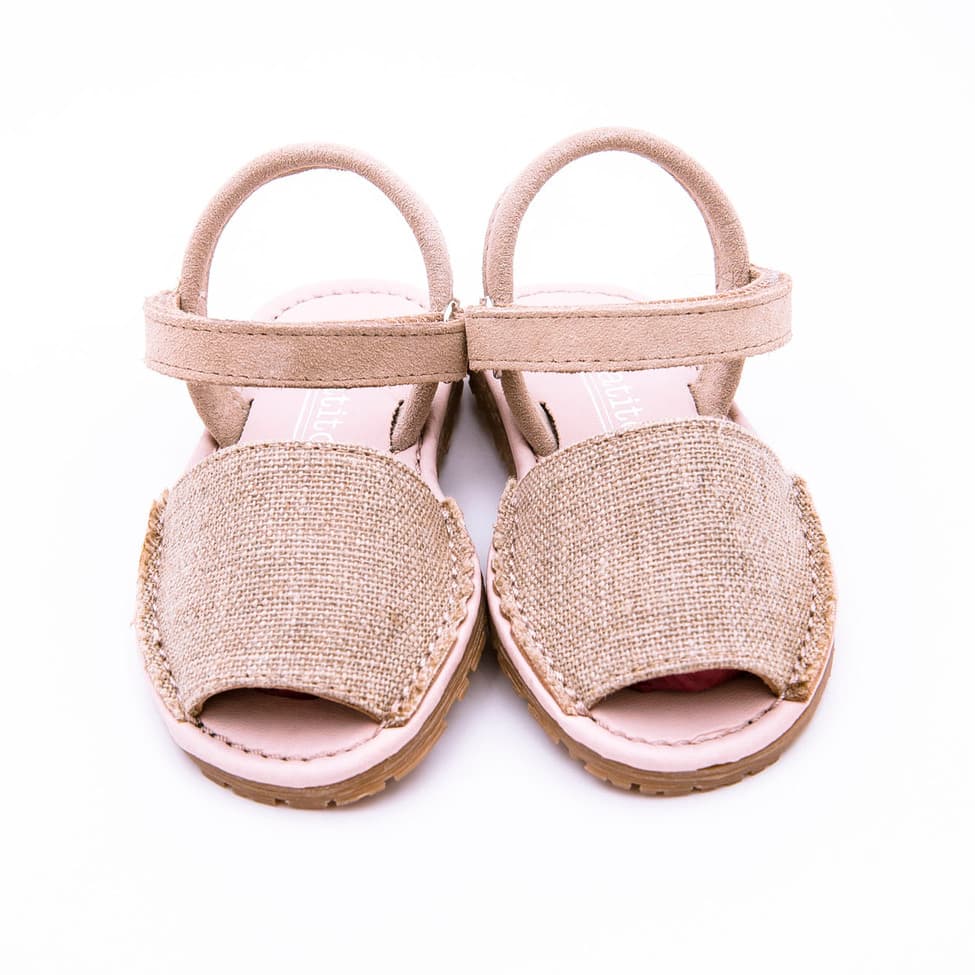 Menorquina Velcro Lino Serraje - Imagen 6