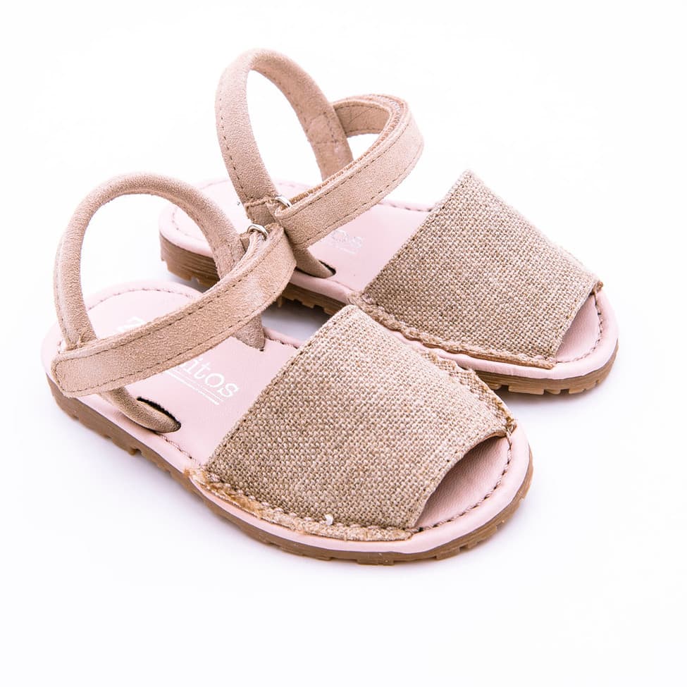 Menorquina Velcro Lino Serraje - Imagen 8