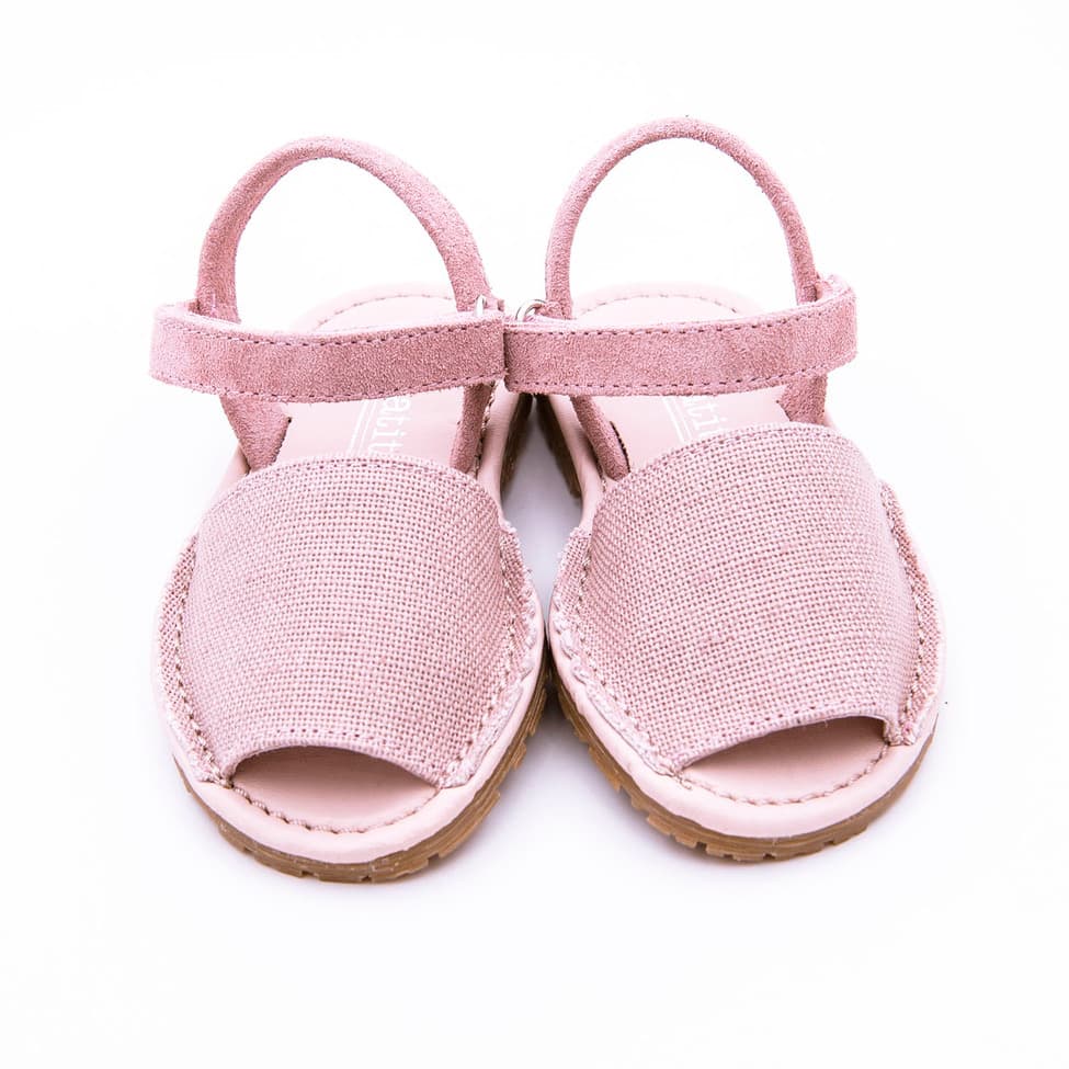 Menorquina Velcro Lino Serraje - Imagen 2