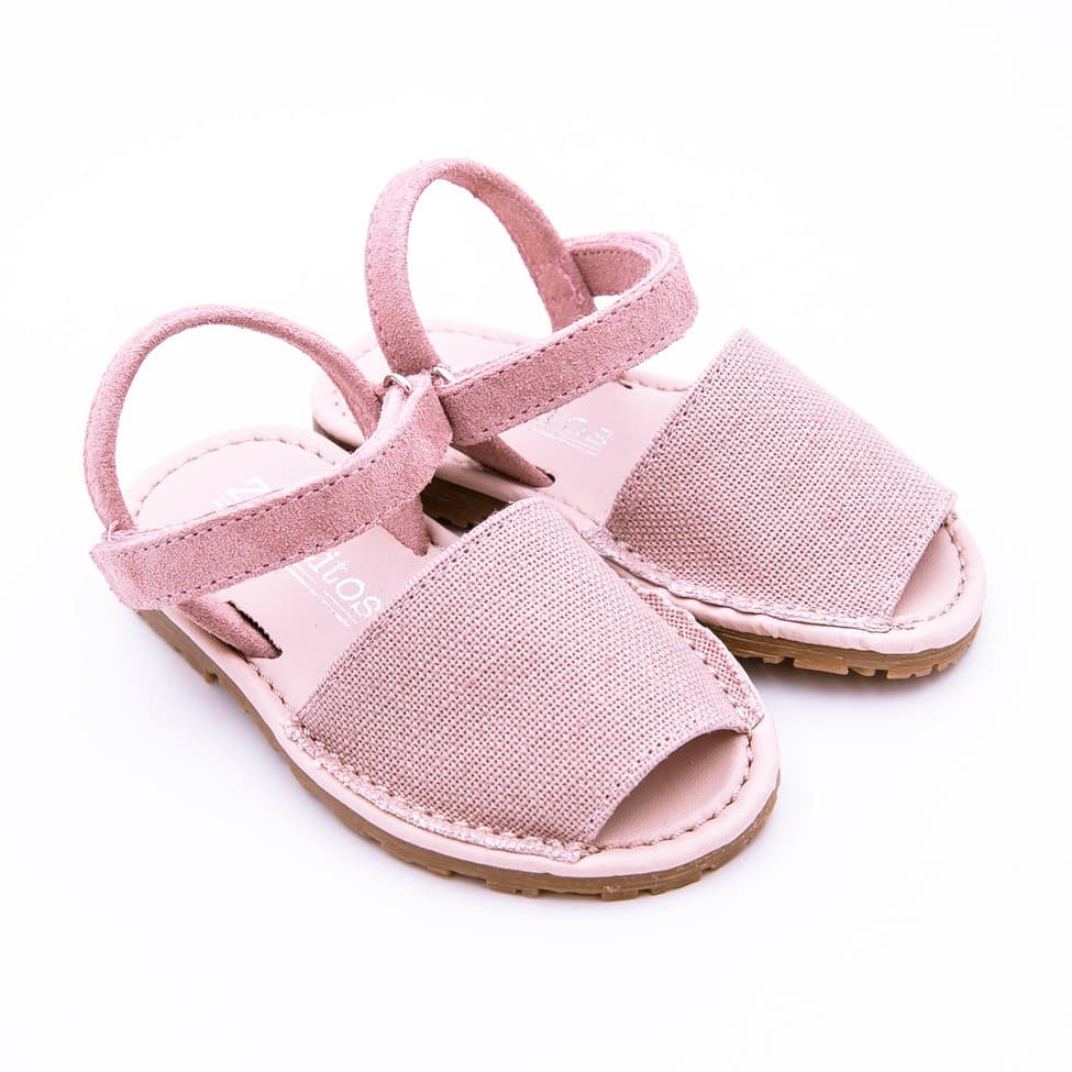 Menorquina Velcro Lino Serraje - Imagen 3