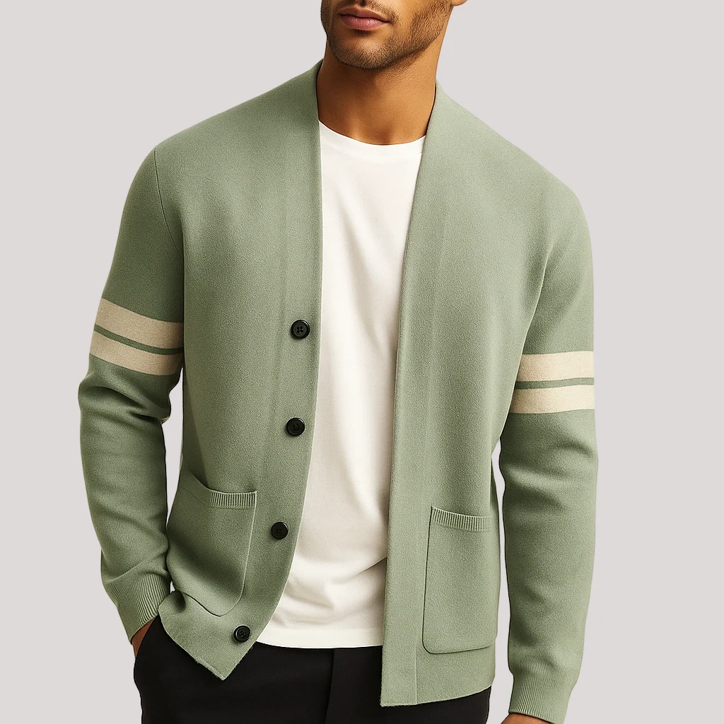 David | Cárdigan de Hombre casual con botones - Imagen 2