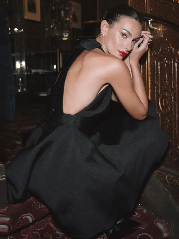 Vestido Graciela™ Negro y Elegante - Imagen 7