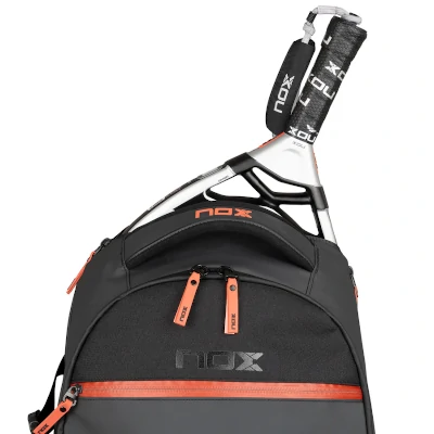Mochila Nox Luxury Open Series Negro/Rojo - Imagen 4