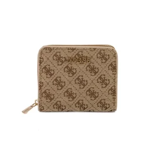 Monedero Guess Jessa SLG Small Zip Latte