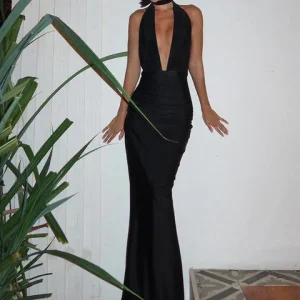 Ciara ™ vestido con cuello en v