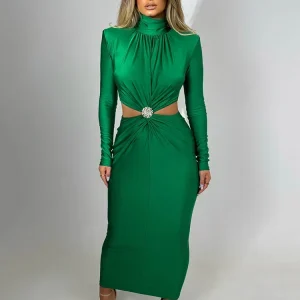 Vestido Pamela™ Elegante con Broche