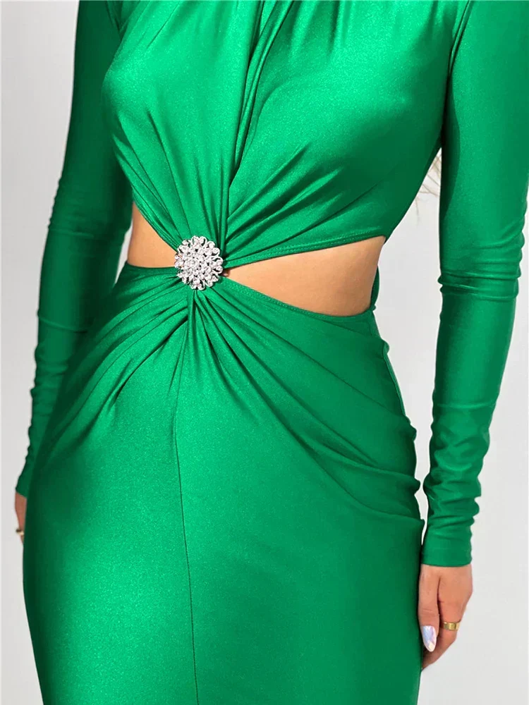 Vestido Pamela™ Elegante con Broche - Imagen 6