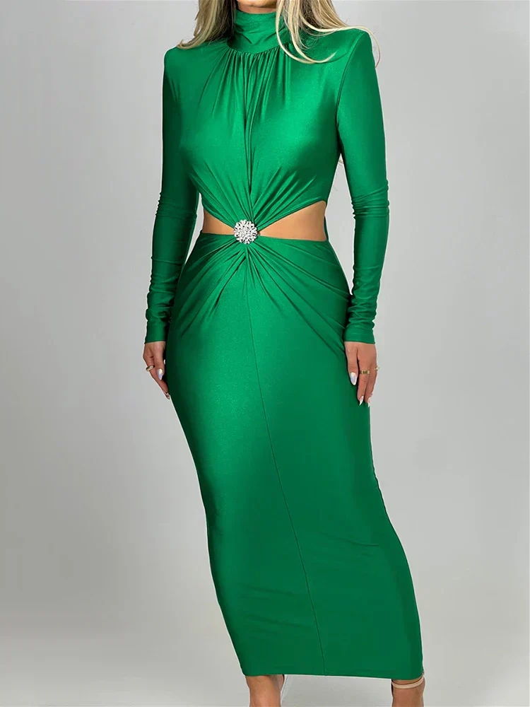 Vestido Pamela™ Elegante con Broche - Imagen 4