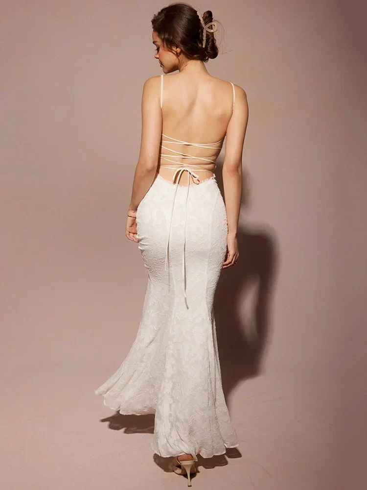 Tammy ™ vestido largo con cordones - Imagen 5