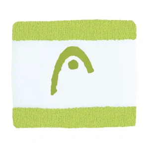 Muñequeras Head Striped 2.5 Lima/Blanco 2025