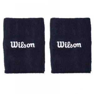 Muñequeras Wilson Wide Terry Azul Marino