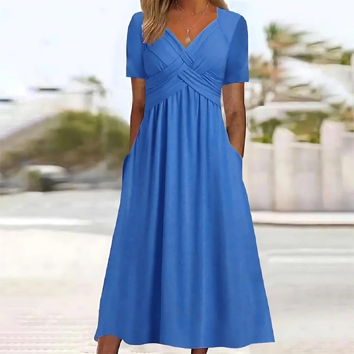 Birgitte - Vestido midi informal - Imagen 2