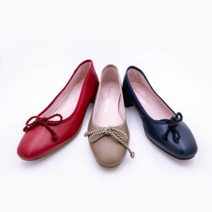 Zapato Parisina Con Tacón De 3cm Y Cordón Grueso