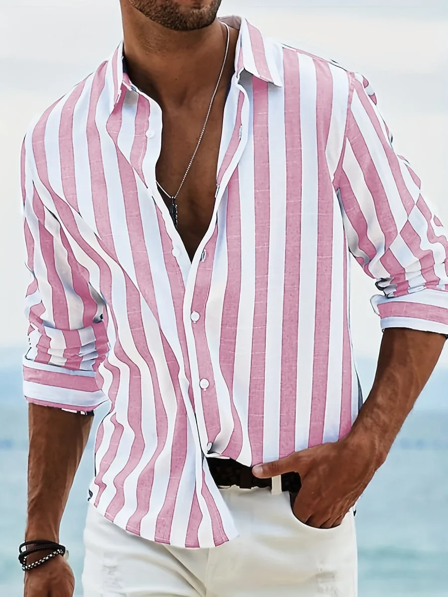 Zack | Camisa a rayas de alta calidad para Hombre - Imagen 5