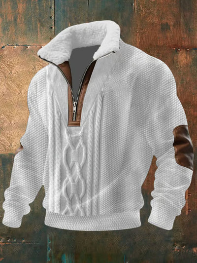 RIVANO™ | JERSEY CON CREMALLERA Y CUELLO ALTO FORRADO - Imagen 4