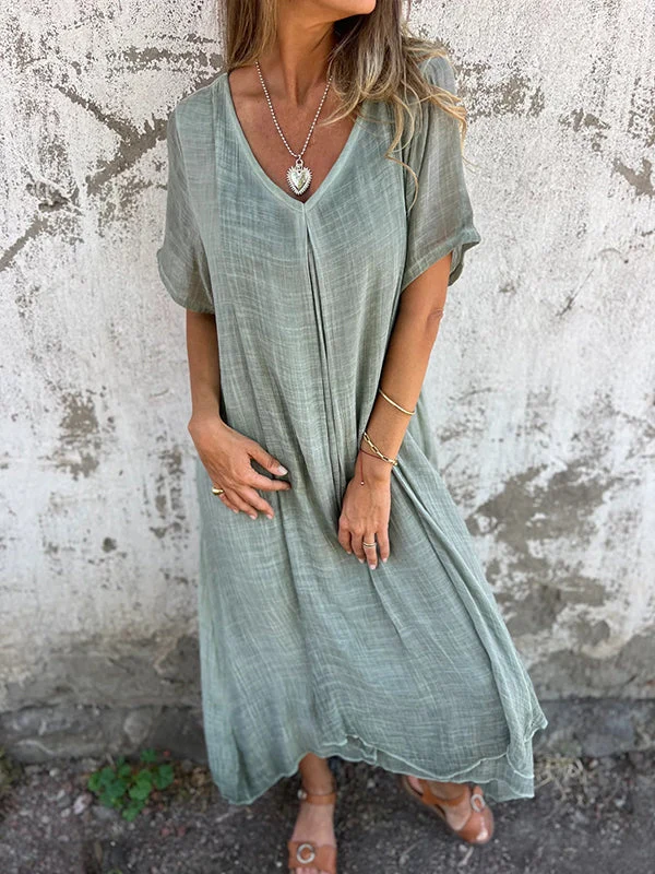 Naia™ – Vestido de cuello en V - Imagen 5