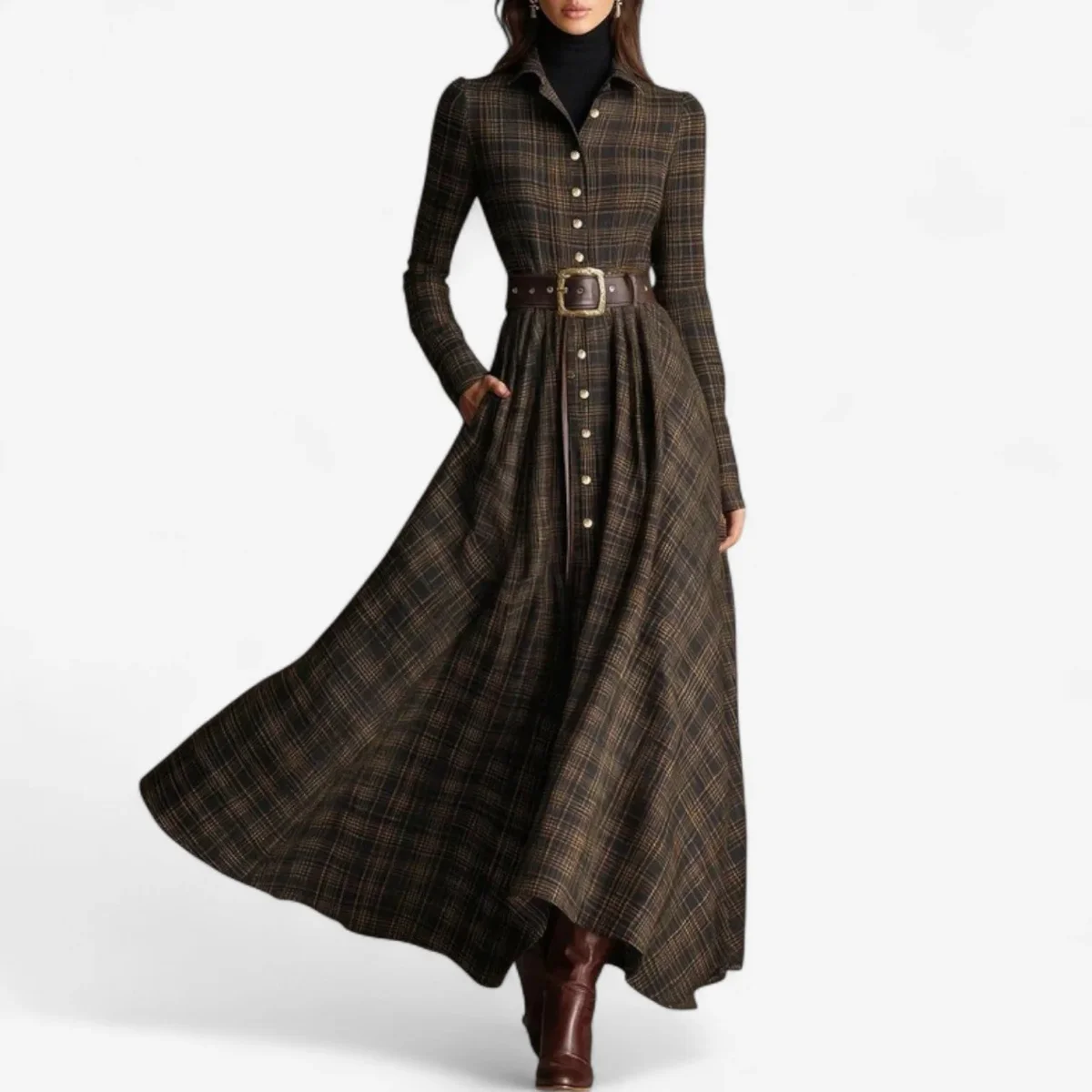 Sarah™ Maxi de Inspiración Vintage - Imagen 2