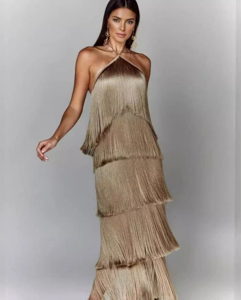 Vestido Susan™ Elegante de Borlas - Imagen 2