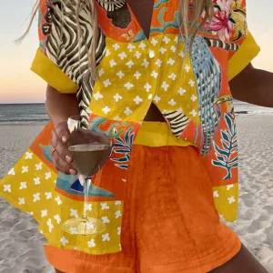 Norellia | Conjunto corto ligero y versátil para el verano para Mujer