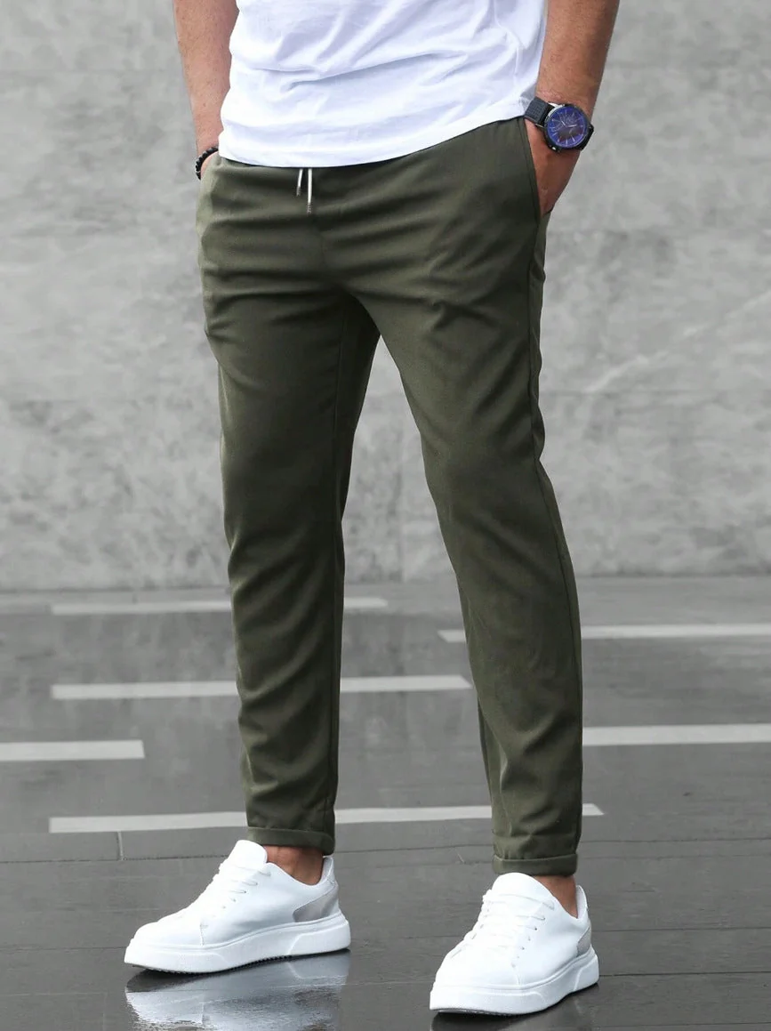 TON | PANTALONES DE HOMBRE ELÁSTICOS DE ALTA CALIDAD - Imagen 4