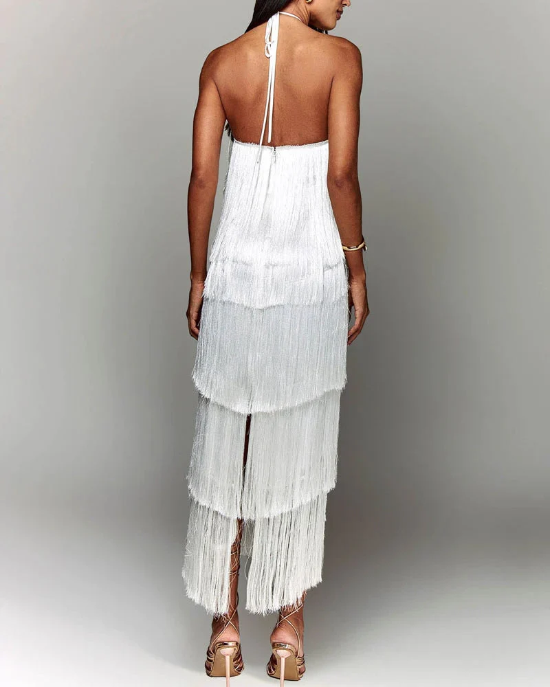 Vestido Susan™ Elegante de Borlas - Imagen 9