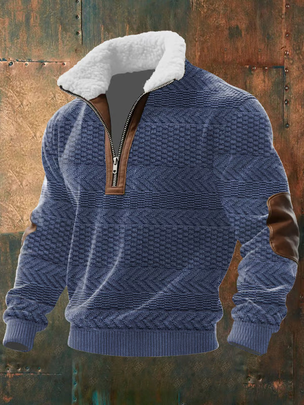 RIVANO™ | JERSEY CON CREMALLERA Y CUELLO ALTO FORRADO - Imagen 5
