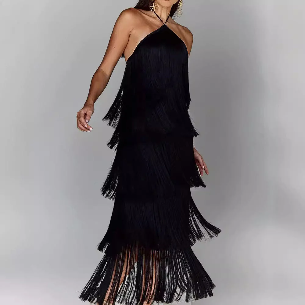 Vestido Susan™ Elegante de Borlas - Imagen 7
