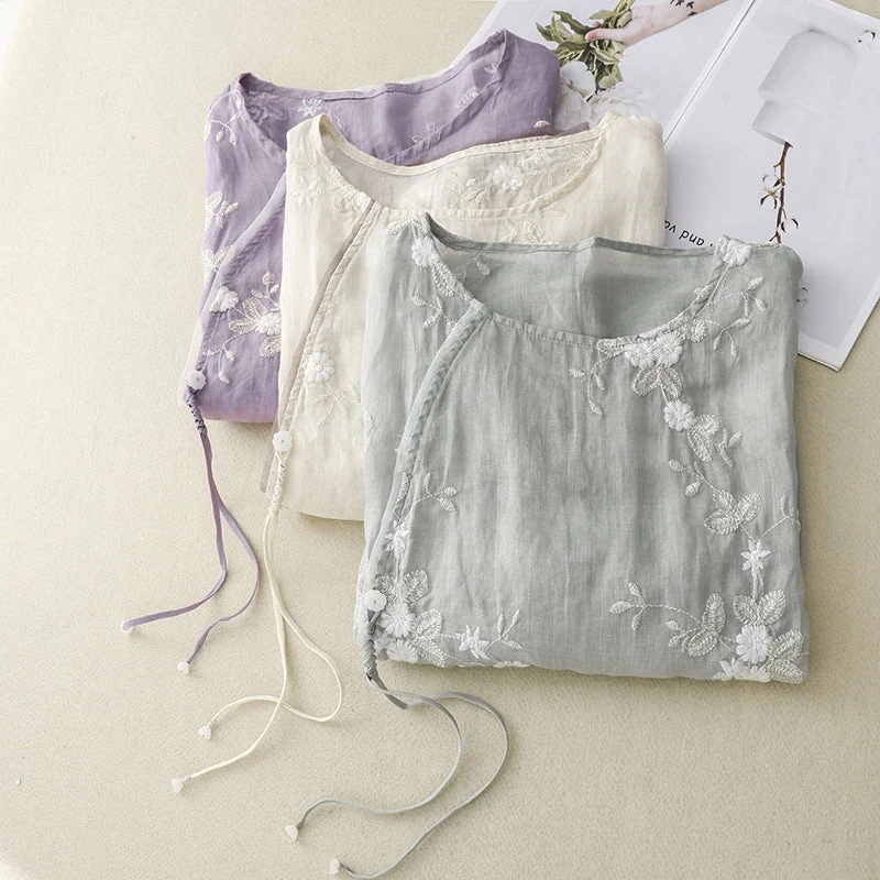 Laurienne™ | Blusa bordada - Imagen 7