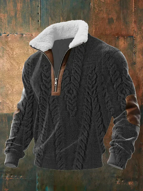 RIVANO™ | JERSEY CON CREMALLERA Y CUELLO ALTO FORRADO - Imagen 3