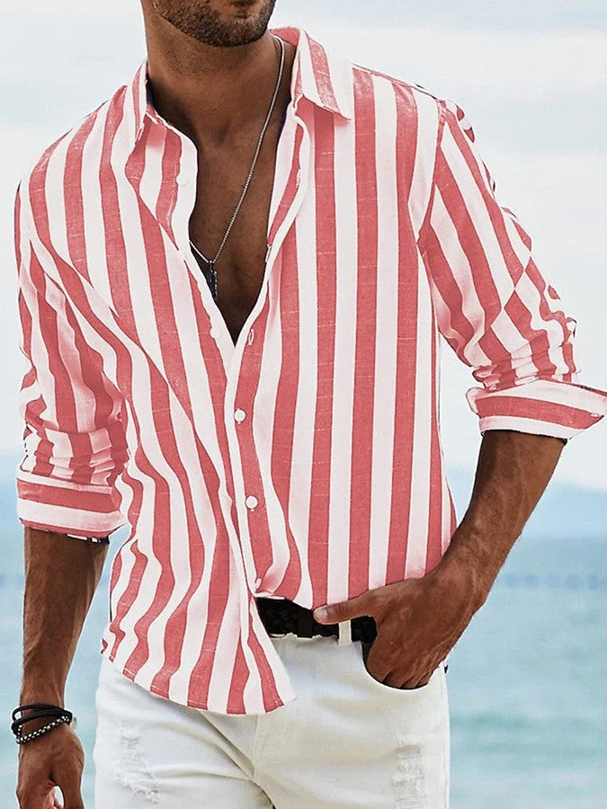 Zack | Camisa a rayas de alta calidad para Hombre - Imagen 3