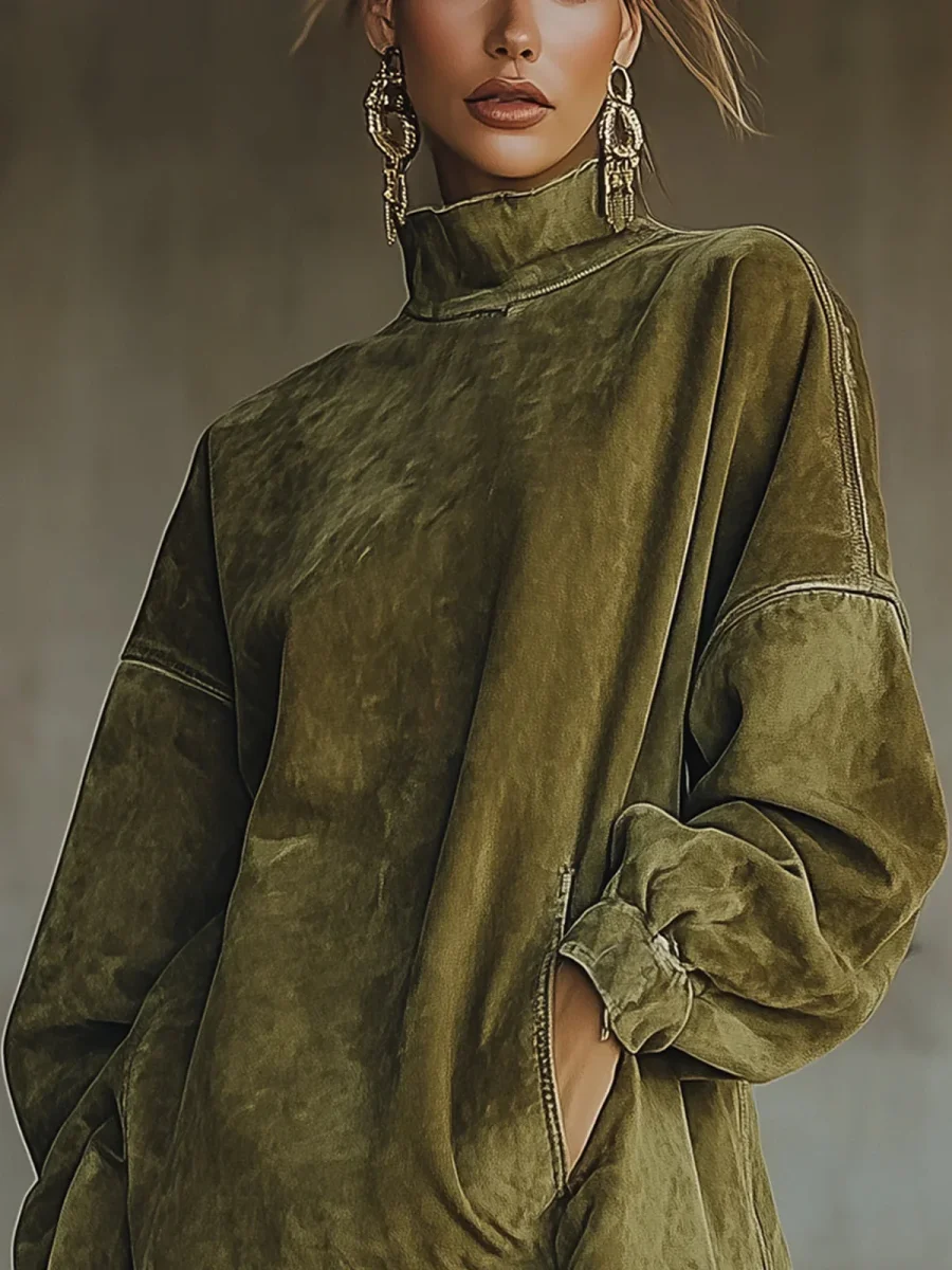 Muriel | Vestido de manga larga con flecos - Imagen 5