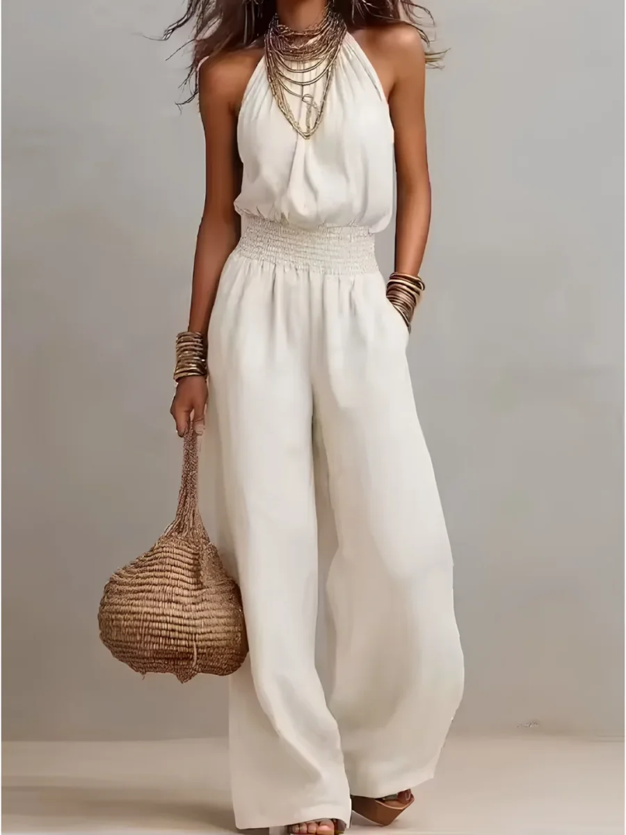Valeria | Mono Elegante con Halter para Mujer - Imagen 3