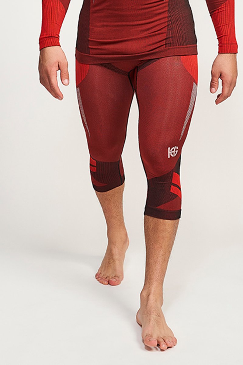 PALMER Malla pirata técnica masculina para esquí rojo - Imagen 2