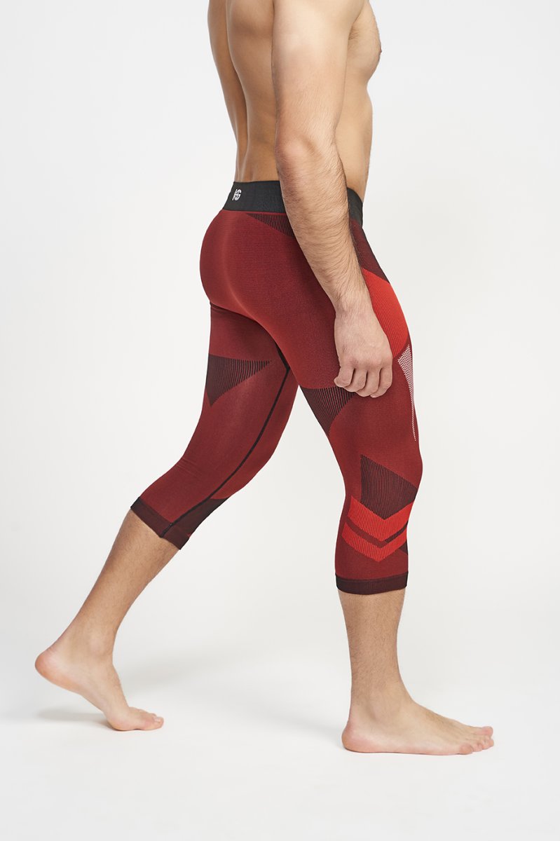 PALMER Malla pirata técnica masculina para esquí rojo - Imagen 3