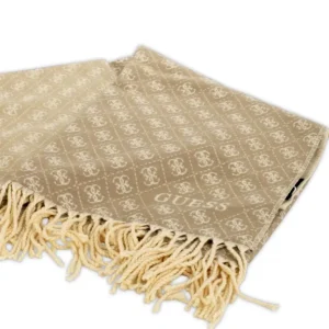 Pashmina Guess Logo Taupe
