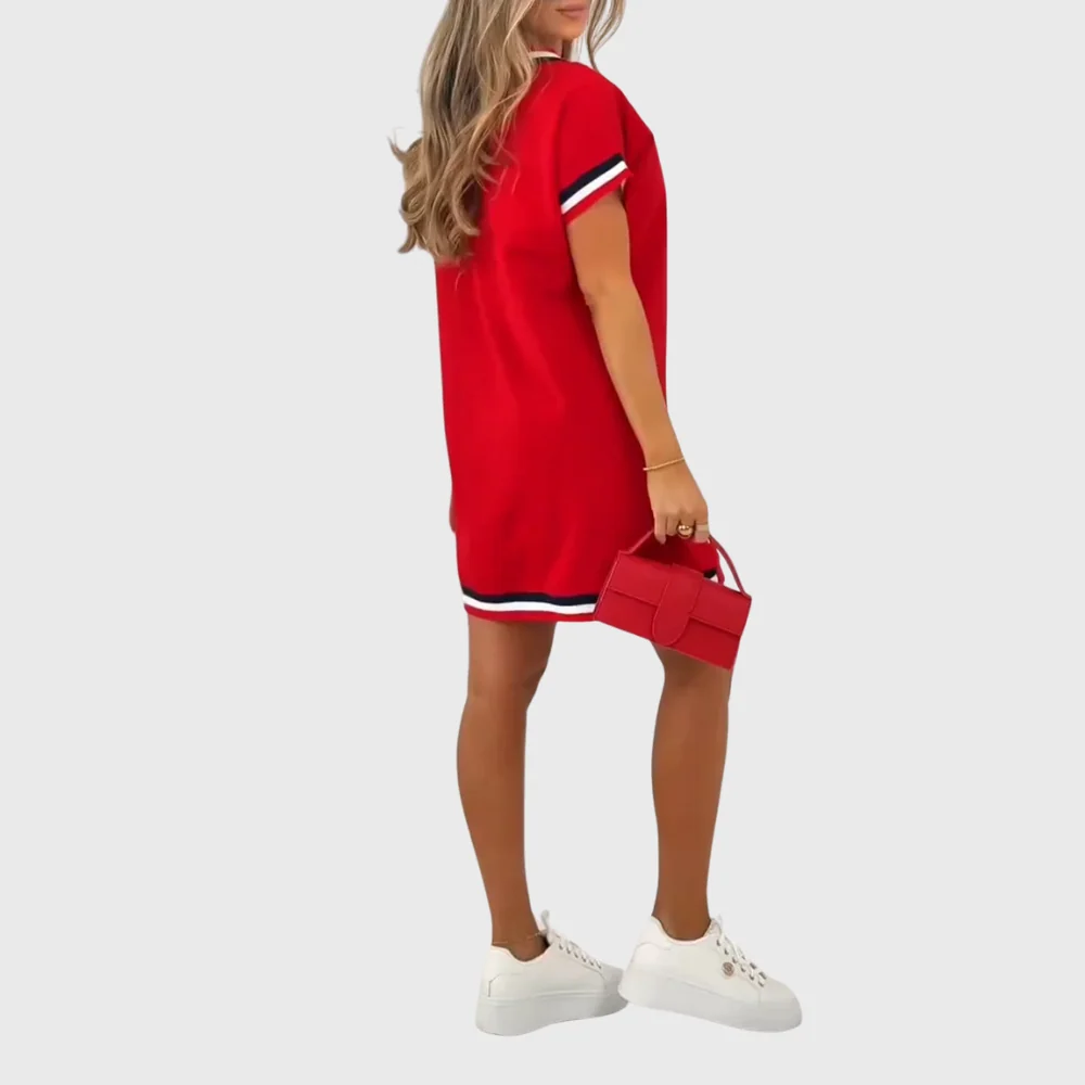 Vestido de mujer con mangas cortas - Imagen 5
