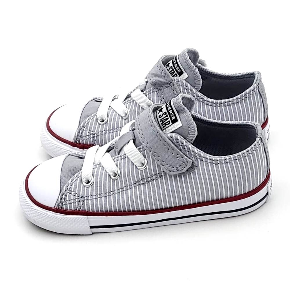 Playera Goma Rayas Velcro Lona - Imagen 4