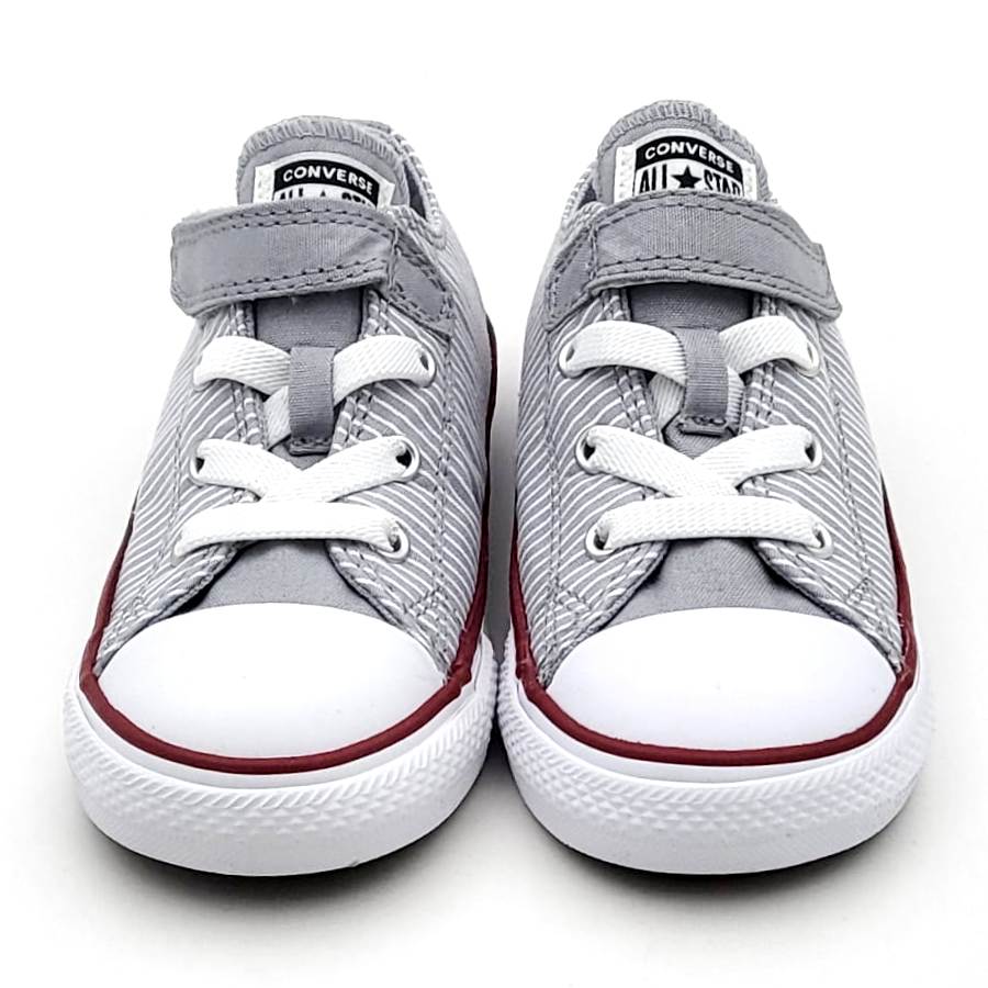 Playera Goma Rayas Velcro Lona - Imagen 2