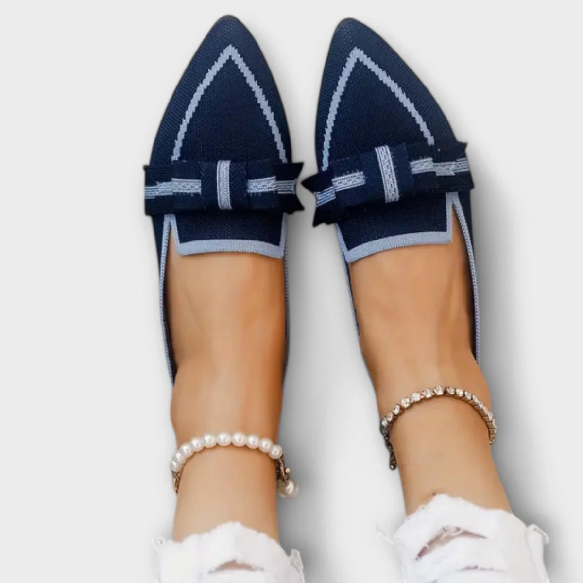 Zapatos planos de mujer con diseño anudado - Imagen 3