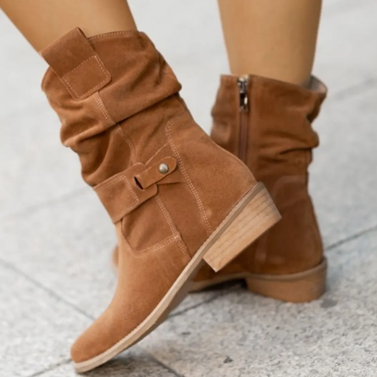Sofía - Botines de ante de invierno - Imagen 3
