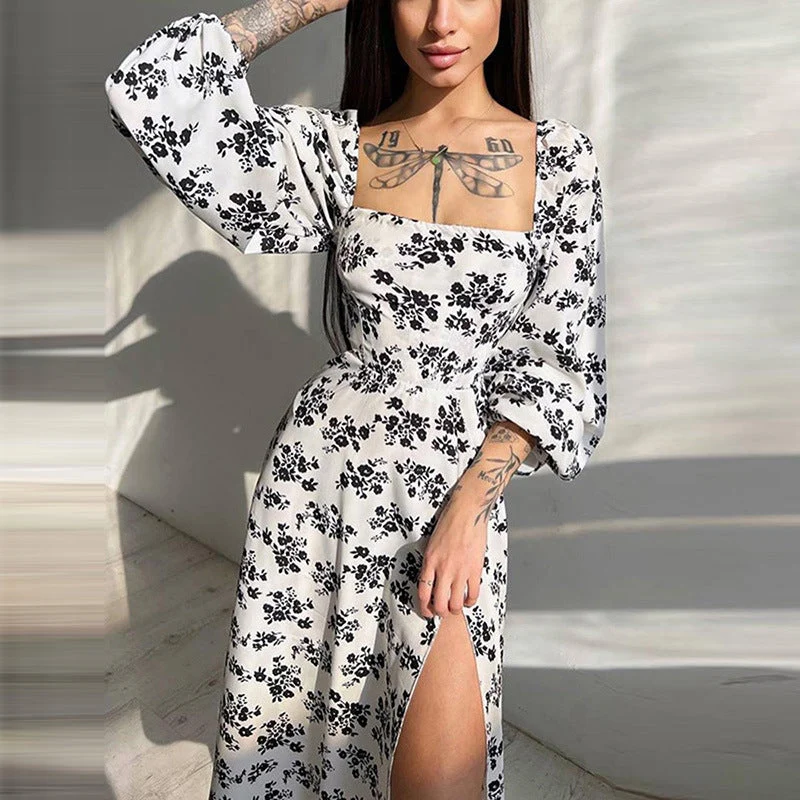 Hanna™ Vestido de primavera/verano de manga larga - Imagen 4