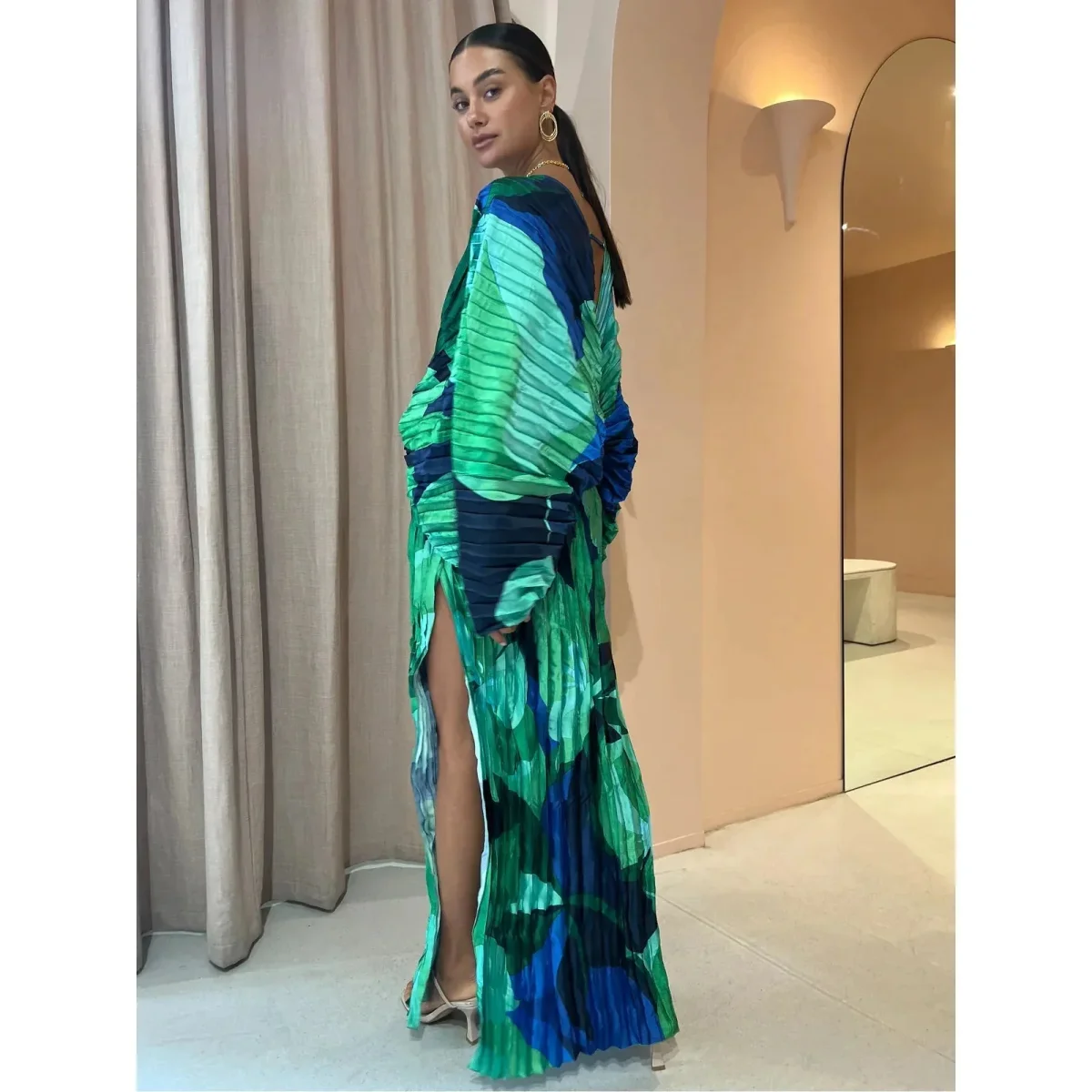 Eva™ Elegante vestido plisado - Imagen 5