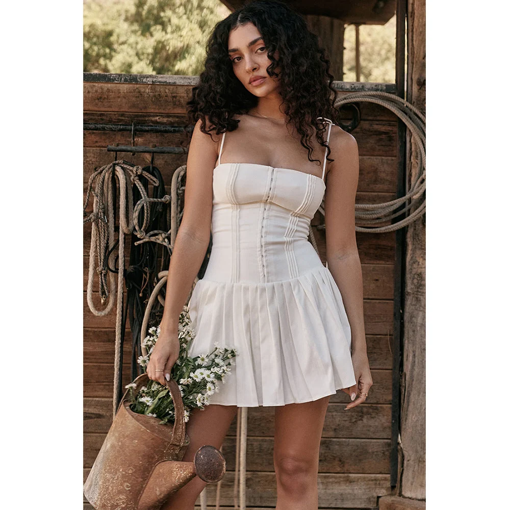 Vestido Francesca™ Corto y Plisado - Imagen 6