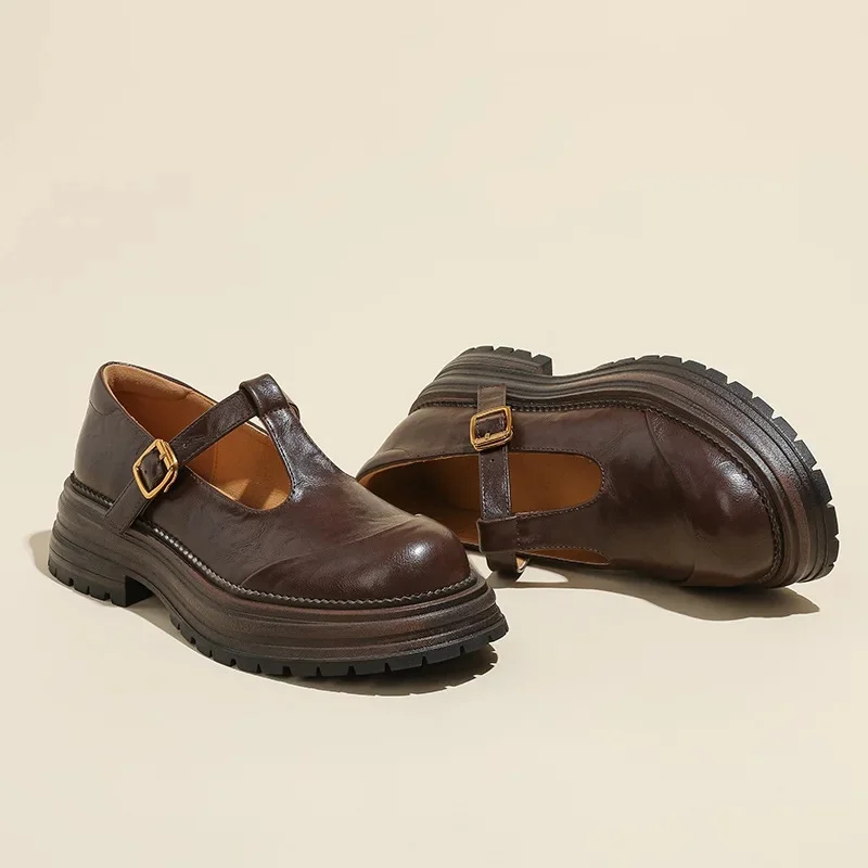 Mary Janes - Zapatos elegantes de cuero - Imagen 7