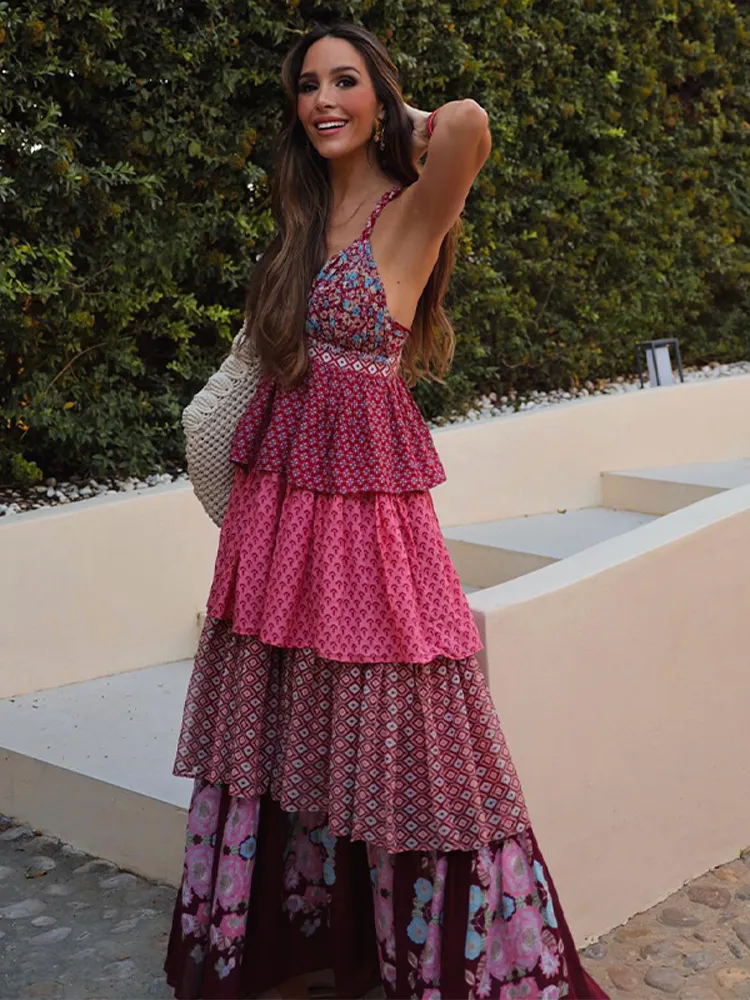 Vestido Darla™ Largo y Colorido - Imagen 2
