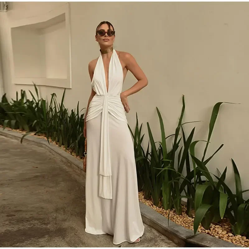 Jaya ™ vestido formal con cuello halter - Imagen 2