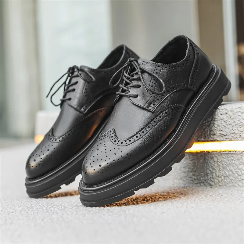 Bravello | Zapatos derby elegantes - Imagen 4