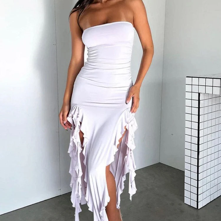 Vestido Bianca™ Strapless y Atrevido - Imagen 9